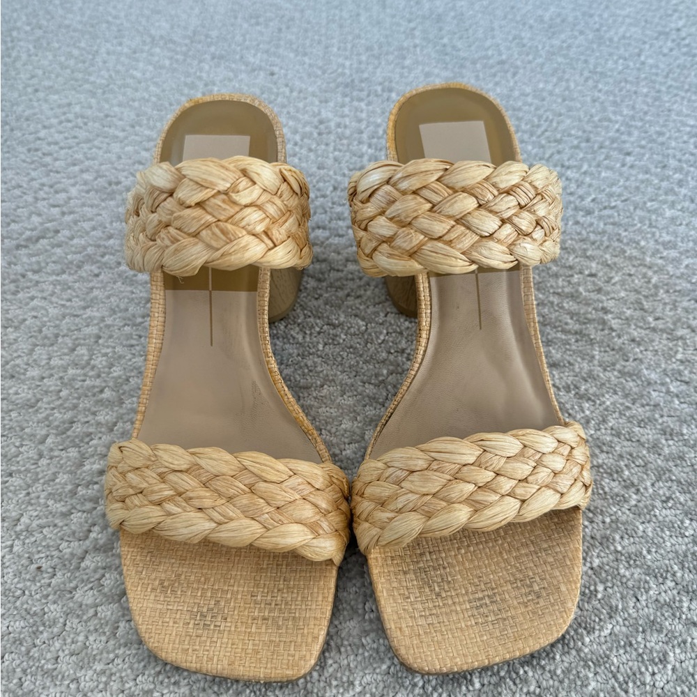 Dolce vita block heel sandal.